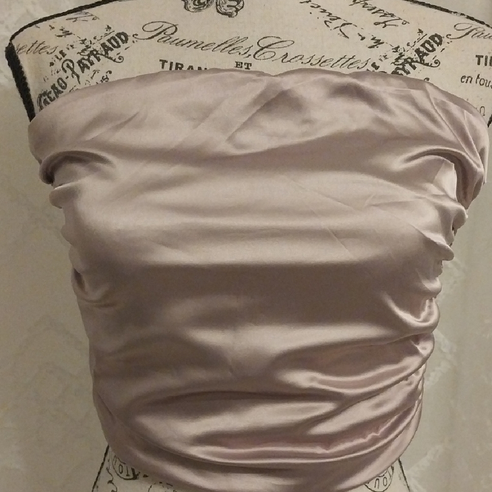 Better Be Strapless Satin Top /M